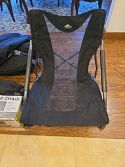 Two Short Outdoor Chairs