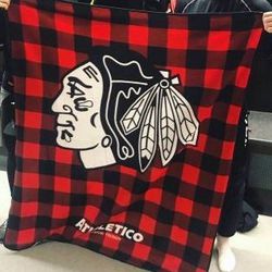 Chicago Blackhawks 80x60 Blanket Cloth Wall Hanging Poster 