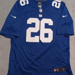 Saquan  Barkley Mens Size Xlarge Nike New York Giants Jersey