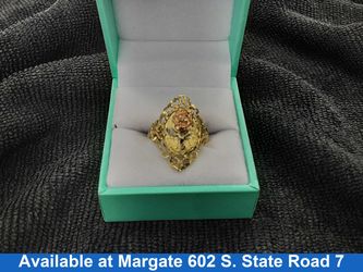 Women's Ring - Yellow Gold 10k (.417) 3.5 grams Size 7.5