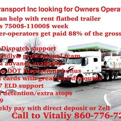 Rent Trailers For Owner Operators 