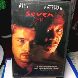 Seven DvD Movie Brad Pitt Morgan Freeman
