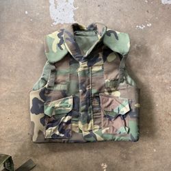Vintage Camouflage Military Vests