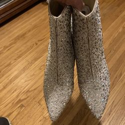 Betsey Johnson boots  Bling 