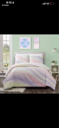 Teen Twin/Twin XL Pastel Swirl Comforter Set - Makers Collective