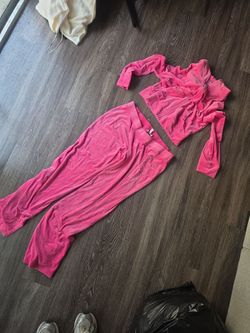 Pink juicy couture jumpsuit set