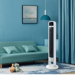 OmniBreeze Tower Fan with Internal Oscillation and Wi-Fi. New open box. Customer returns. Tested