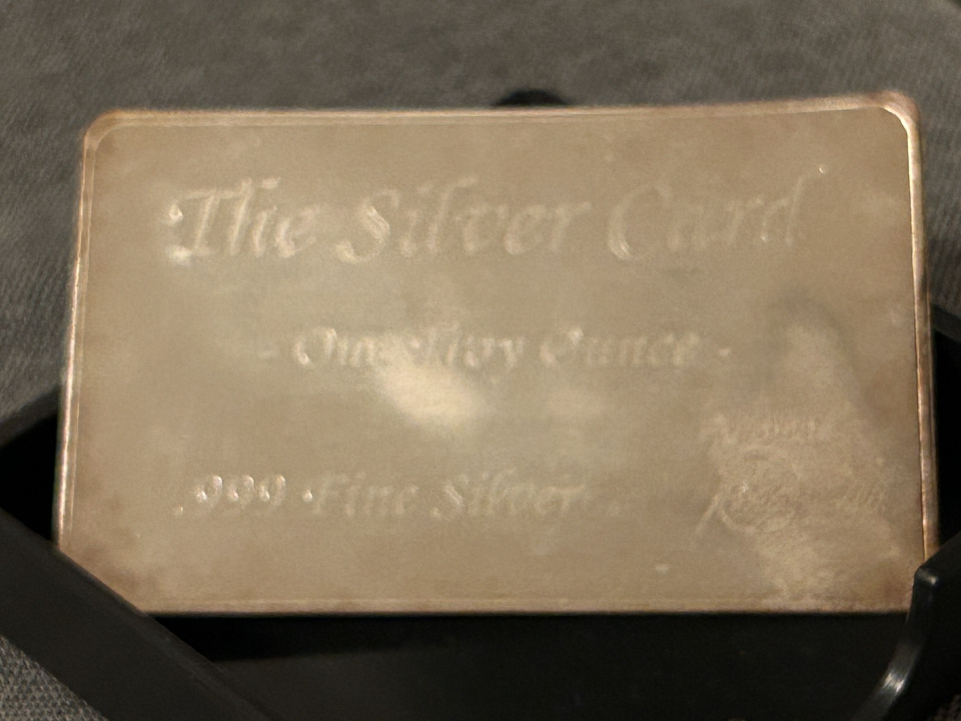 I Have 2 Of These Silver Cards