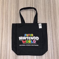 New Universal Studios Hollywood Super Nintendo World Bag Tote Cotton Medium 
