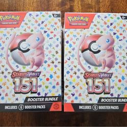 Pokemon 151 Booster Bundle Sealed - $52 each
