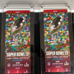 Super bowl Collectible Tickets