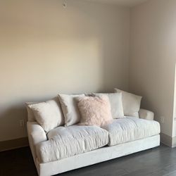 Z-GALLERIE SOFA CREAM