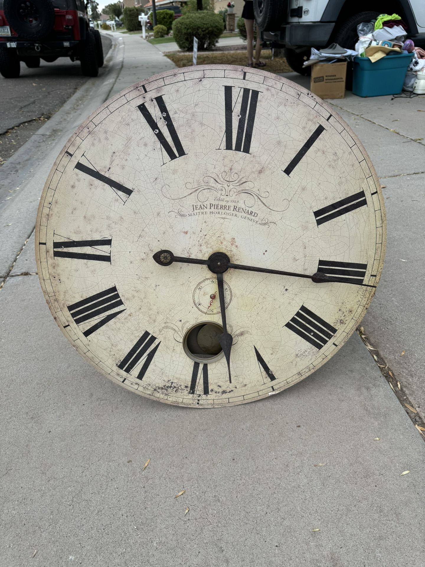 Jean Pierre Renard Wall Clock
