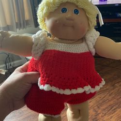 85/86 Blue Eye Blonde Hair Cabbage Patch Doll 