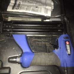 “2 Brad Nailer Air Gun In Case $60 Only Used Once To See If I Bought The Correct Tool 