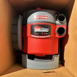 New Craftsman 5 Gallon Wall-Mount Wet/Dry Vac
