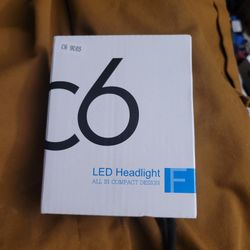 6000K 6X LED Headlight + Fog Light Bulbs Combo Kit