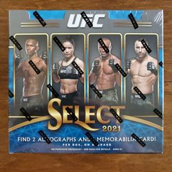 2021 Panini Select UFC Hobby Box