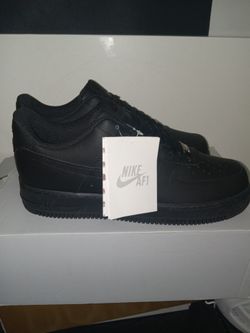 Air Force 1 MEN Size 10 Matte BLACK