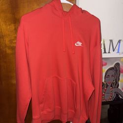 Men’s size large red Nike hoodie