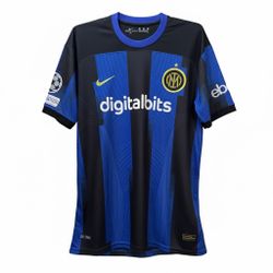 Lautaro Martinez Inter Milan #10 UCL home Soccer jersey