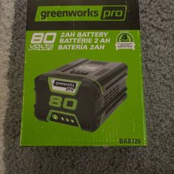Greenworks Pro 80V 2ah