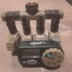 4 Zone Timer Sprinkler. 