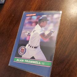 Detroit Tigers Alan Trammell Lou Whitaker Sparky Anderson Baseball Cards 