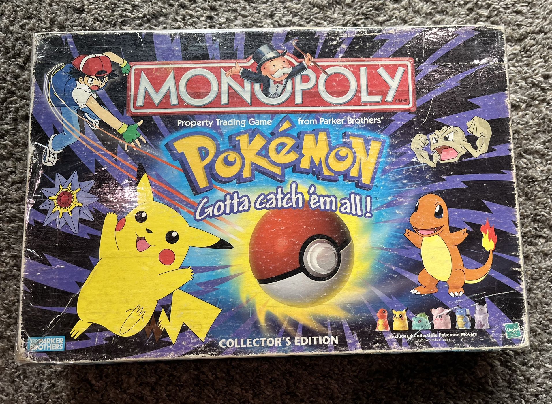 Pokemon Monopoly (Original Release) CIB + Extras, Retro Poke Figures, Accessories