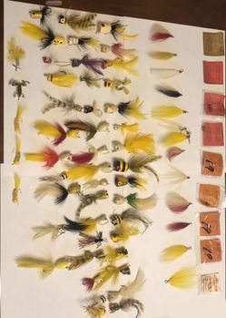 Vintage Hand Painted  Fly Fishing Lures