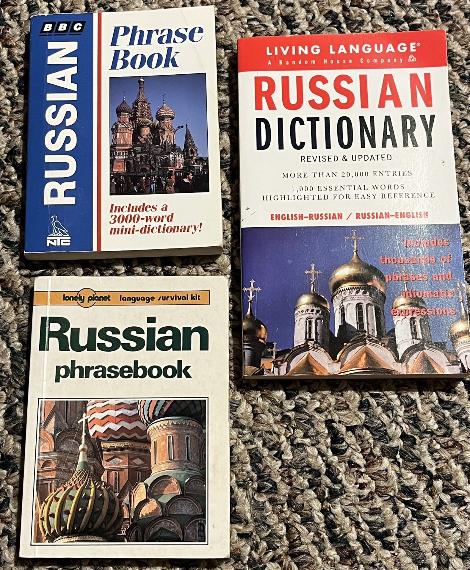 Three Russian Phrasebooks