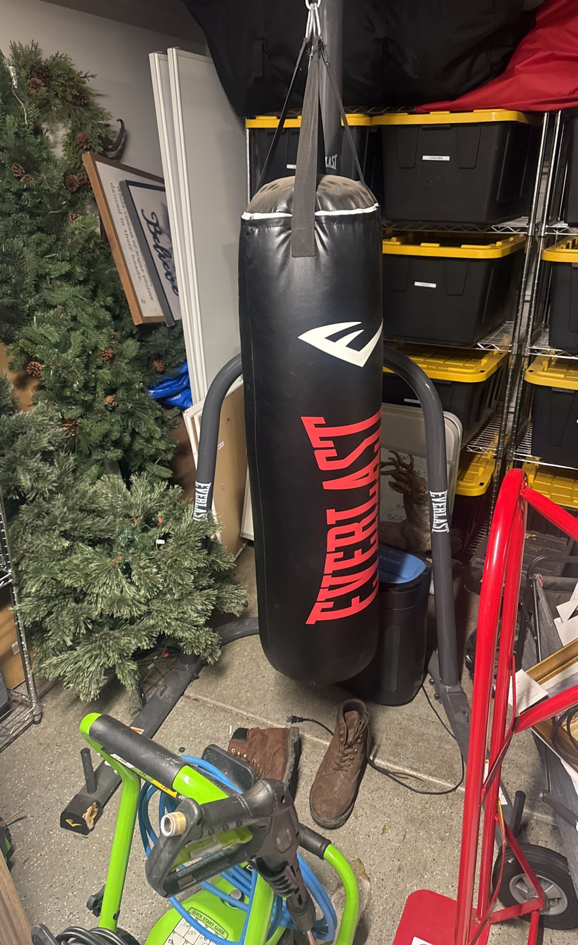 Punching Bag With Metal Stand