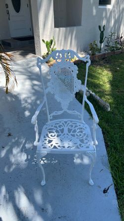 Cast Aluminum Chair