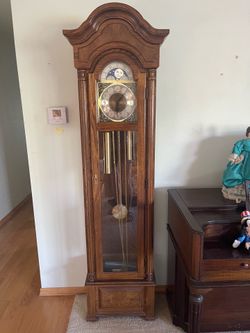 Oak Grand Father Clock