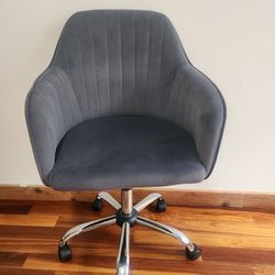 Velvet office chair