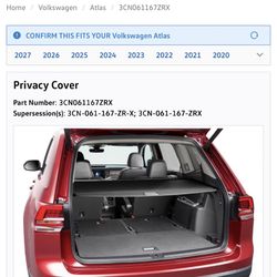 Retractable Tonneau Cover – VW Atlas (2018–2026)  