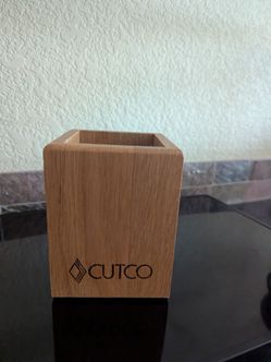 CUTCO Wooden Utensil Caddy