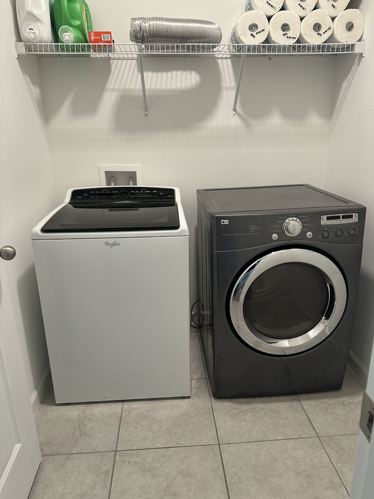 Washer and Dryer 