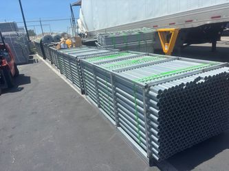 Galvanized Chain Link Temporary Fence Panels & Post