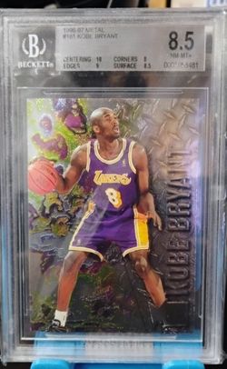 1996-97 KOBE BRYANT ROOKIE FLEER METAL RC #181 BGS 8.5, Centering 10!