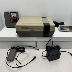Original Nintendo Entertainment System NES With Super Mario Bros