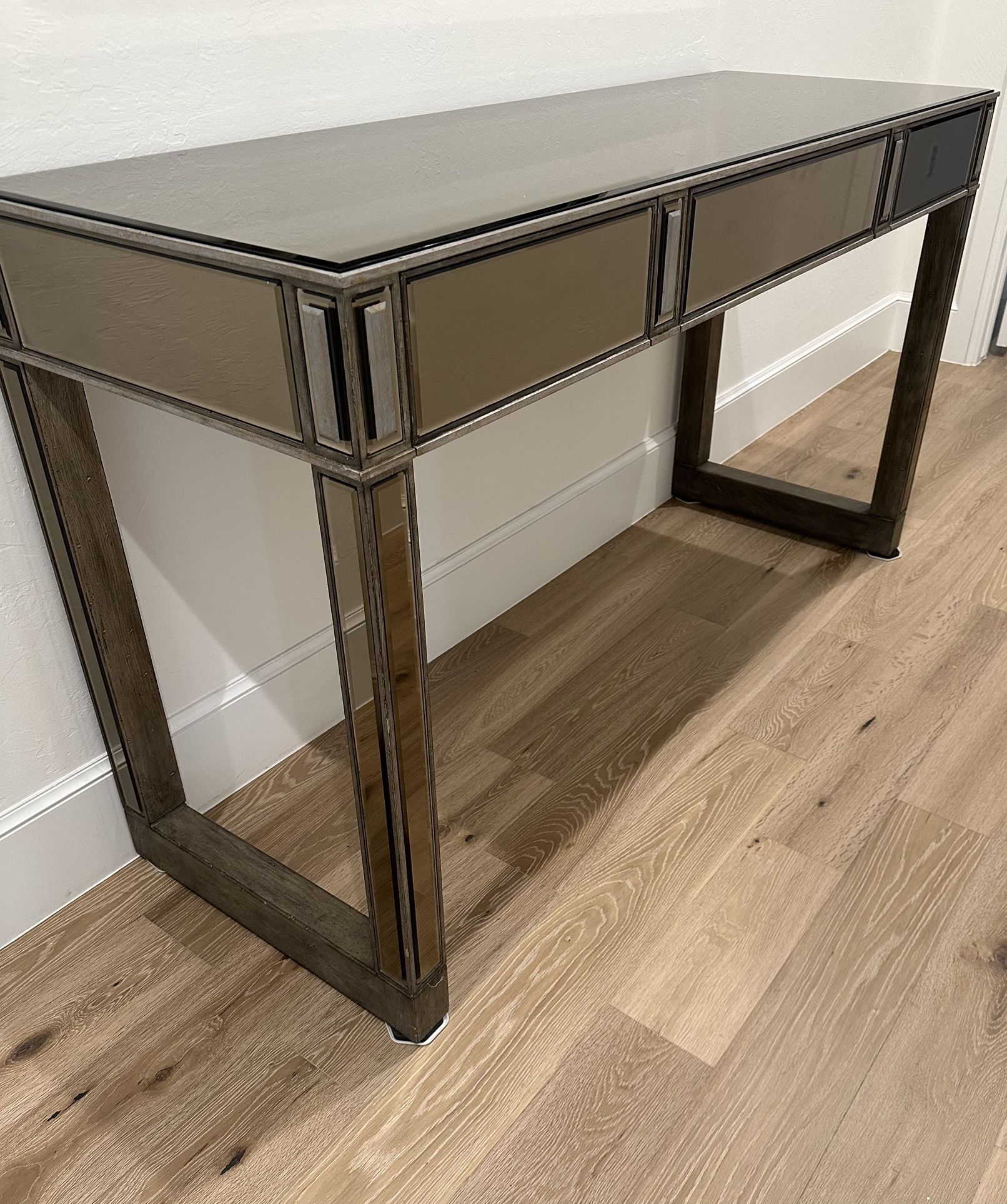 Large Mirror Console Table (like new)