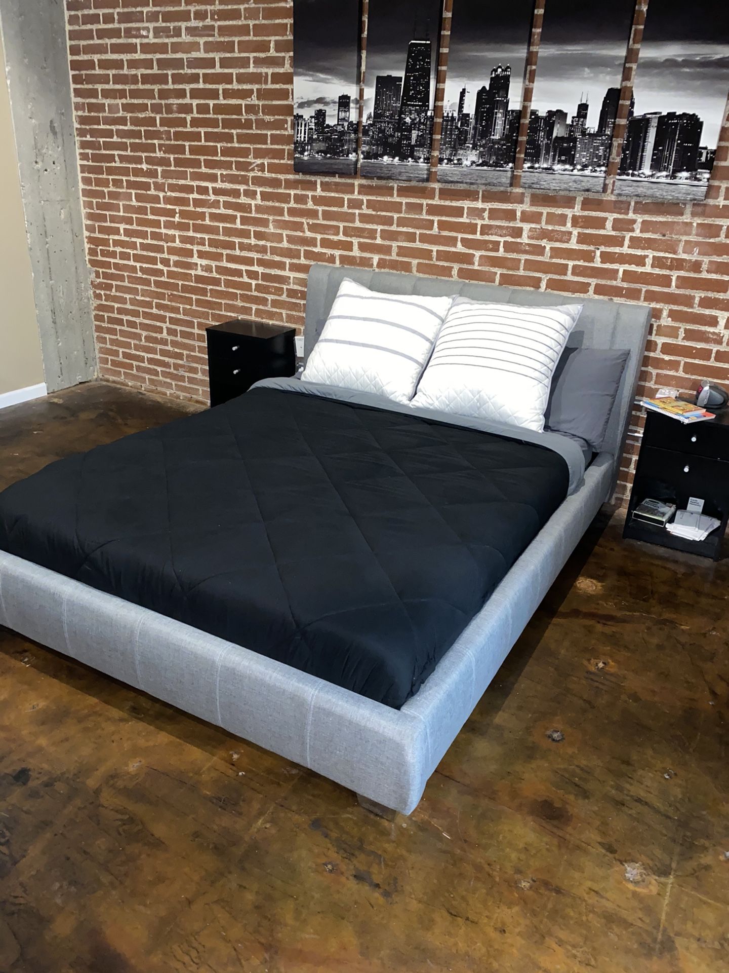 Baxton Studio Platform Bed - Queen