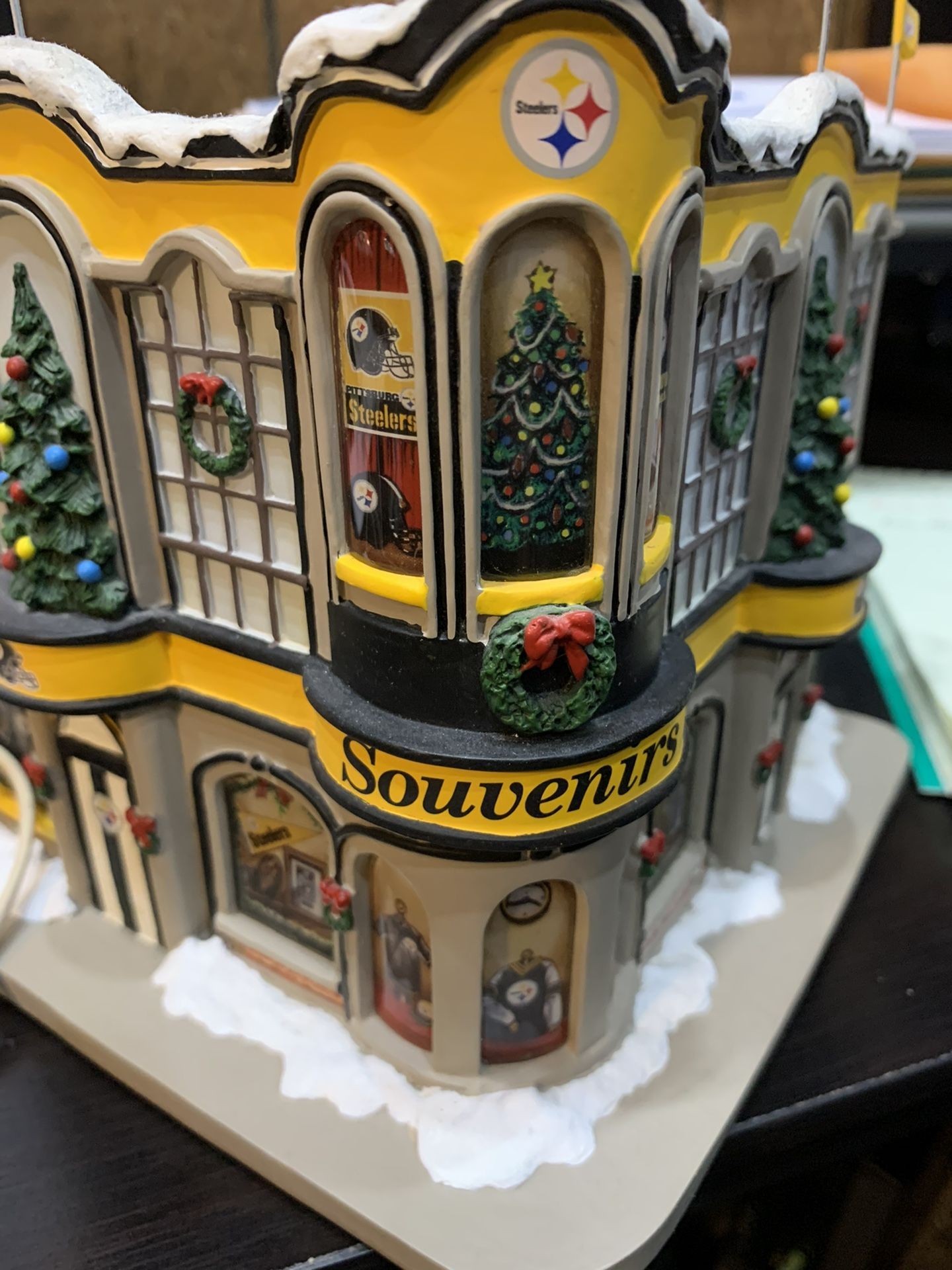 Steelers Christmas Village Reduced-Christmas Gift Priced To Sell 
