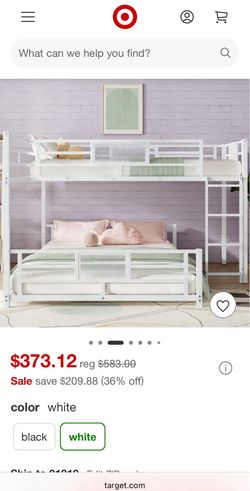 Bunk bed - twin over full