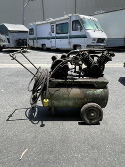 Speedaire Portable Air Compressor: Oil Lubricated, 20 Gal, Horizontal, 2 Hp, 5.5 Cfm @ 90psi
