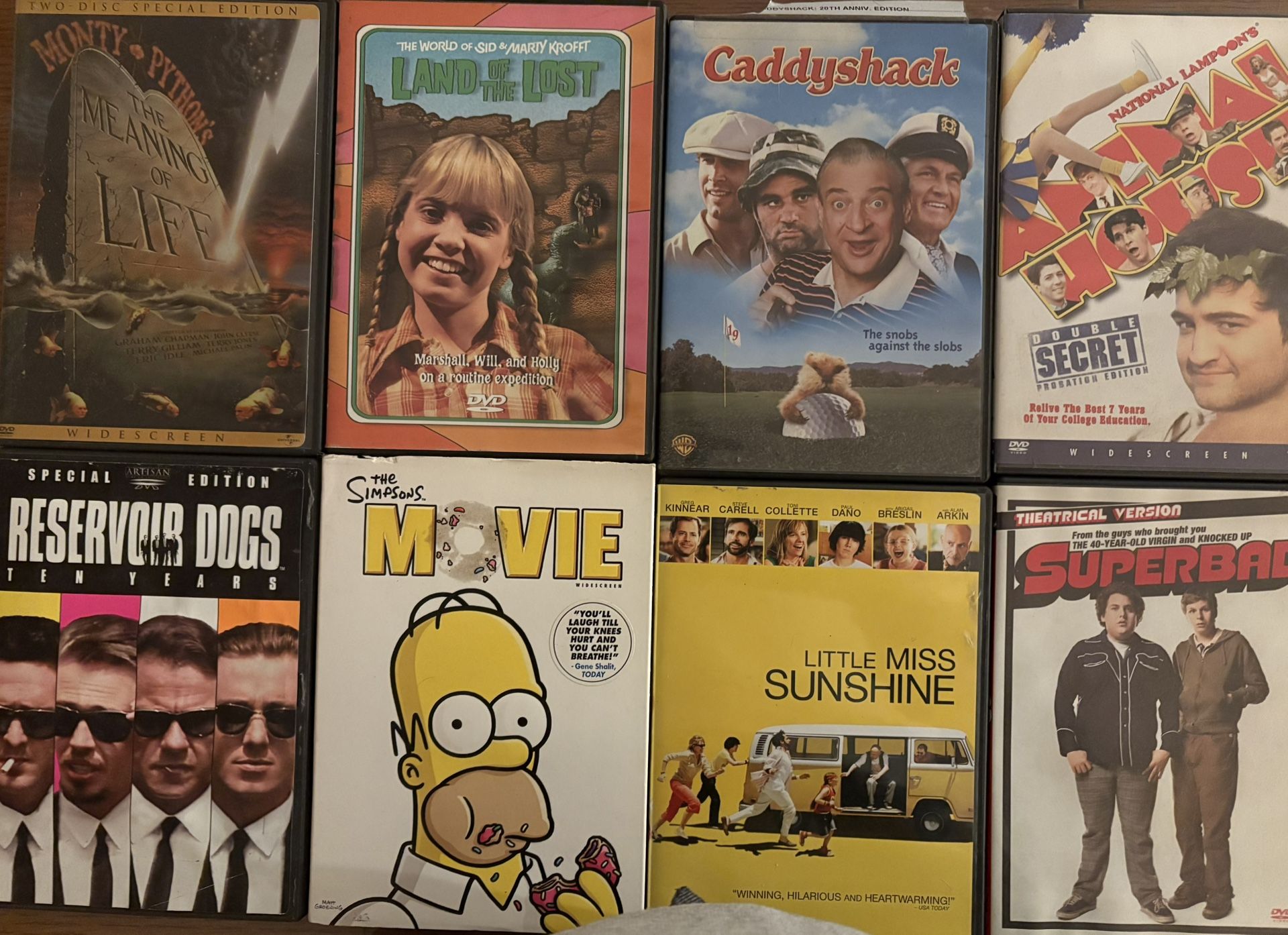 DVDs $5 Each