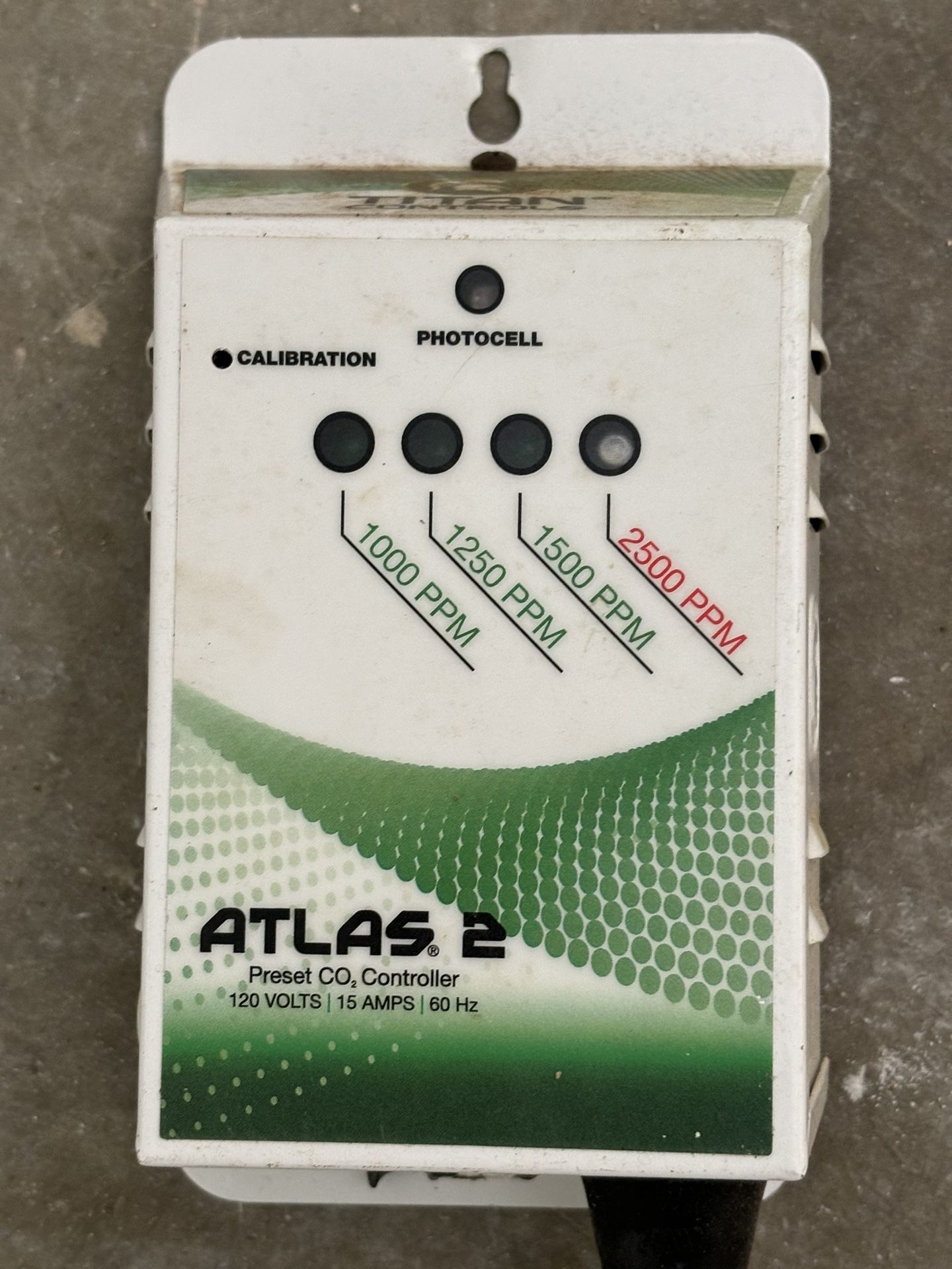 Titan Controls Atlas 2 Co2 Monitor Used $30