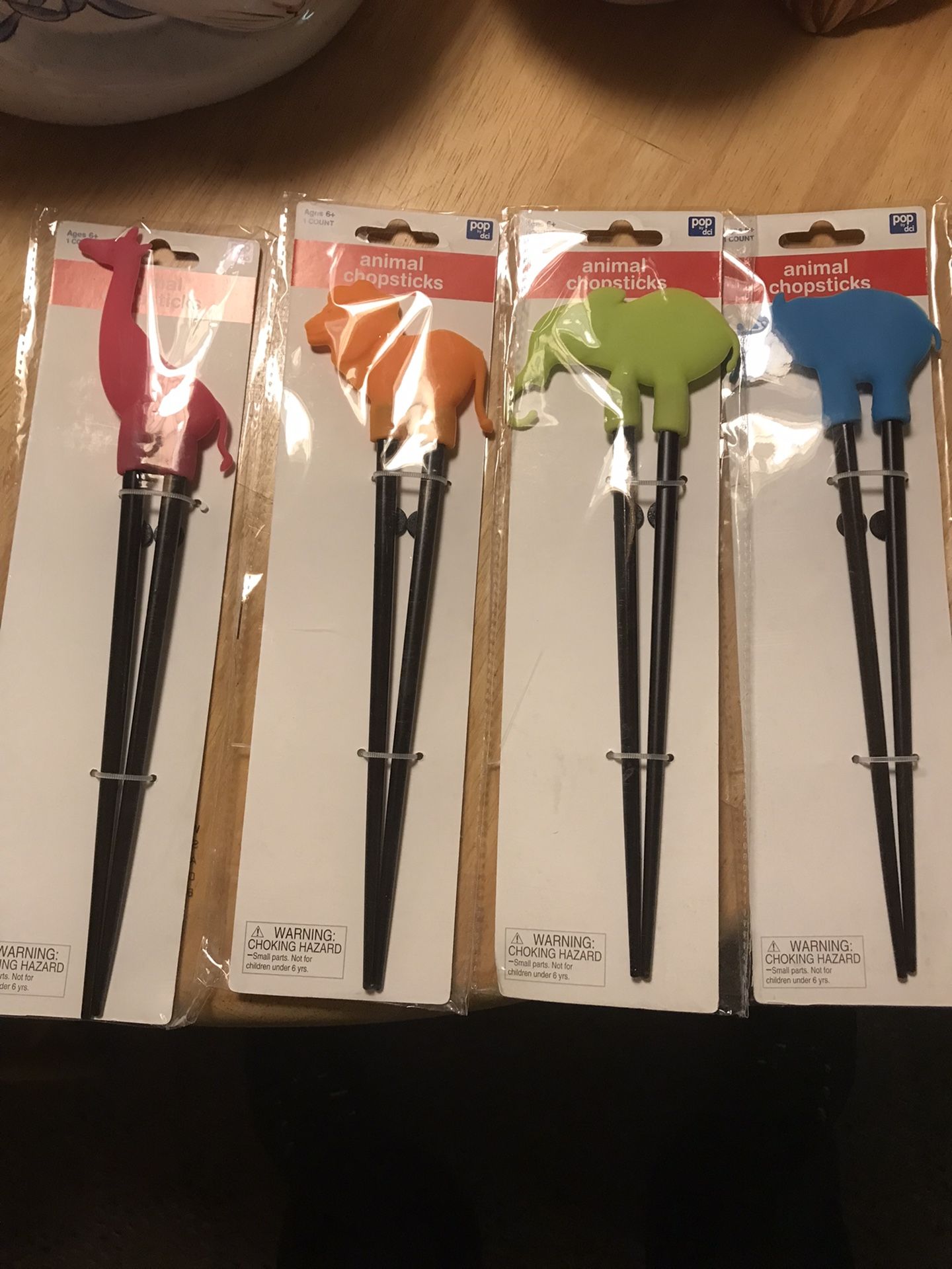 Children’s Training Chopsticks Animal Set (4 Pair)