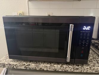 Hamilton Beach 1.1 cu ft Countertop Microwave Oven in Black Stainless Steel